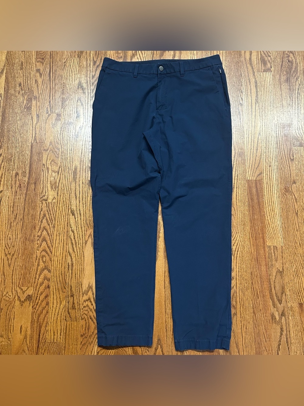 Lululemon Commission Pants Classic *Warpstreme True Navy Blue Sz 34x31